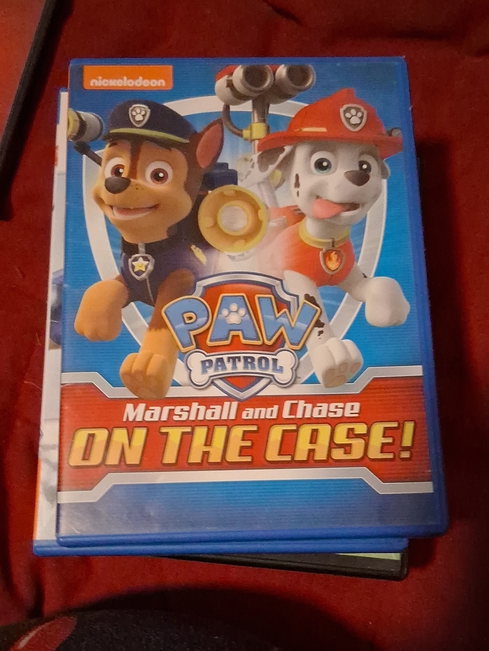 Paw Patrol Marshall and Chase Adventure DVD - Blue & Red